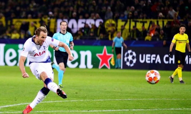 Harry Kane scored his 24th goal in Europe for Tottenham (Image credit: Getty Images)