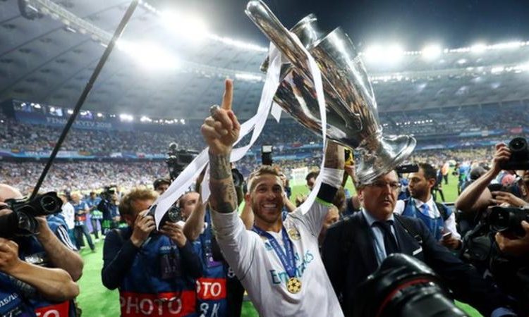 Sergio Ramos was 19 when he joined Real Madrid from Sevilla in August 2005 for £18.5m (Image credit: Rex Features)