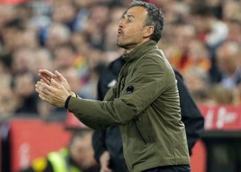 Luis Enrique's last game in charge was a 2-1 victory over Norway in a Euro 2020 qualifier in March (Image credit: Getty Images)