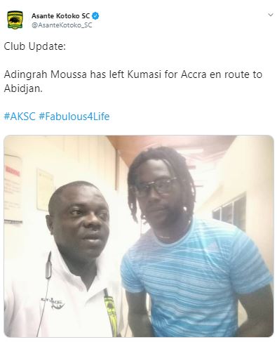 Asante Kotoko fans upset over club’s ‘shoddy’ transfer announcements on Twitter