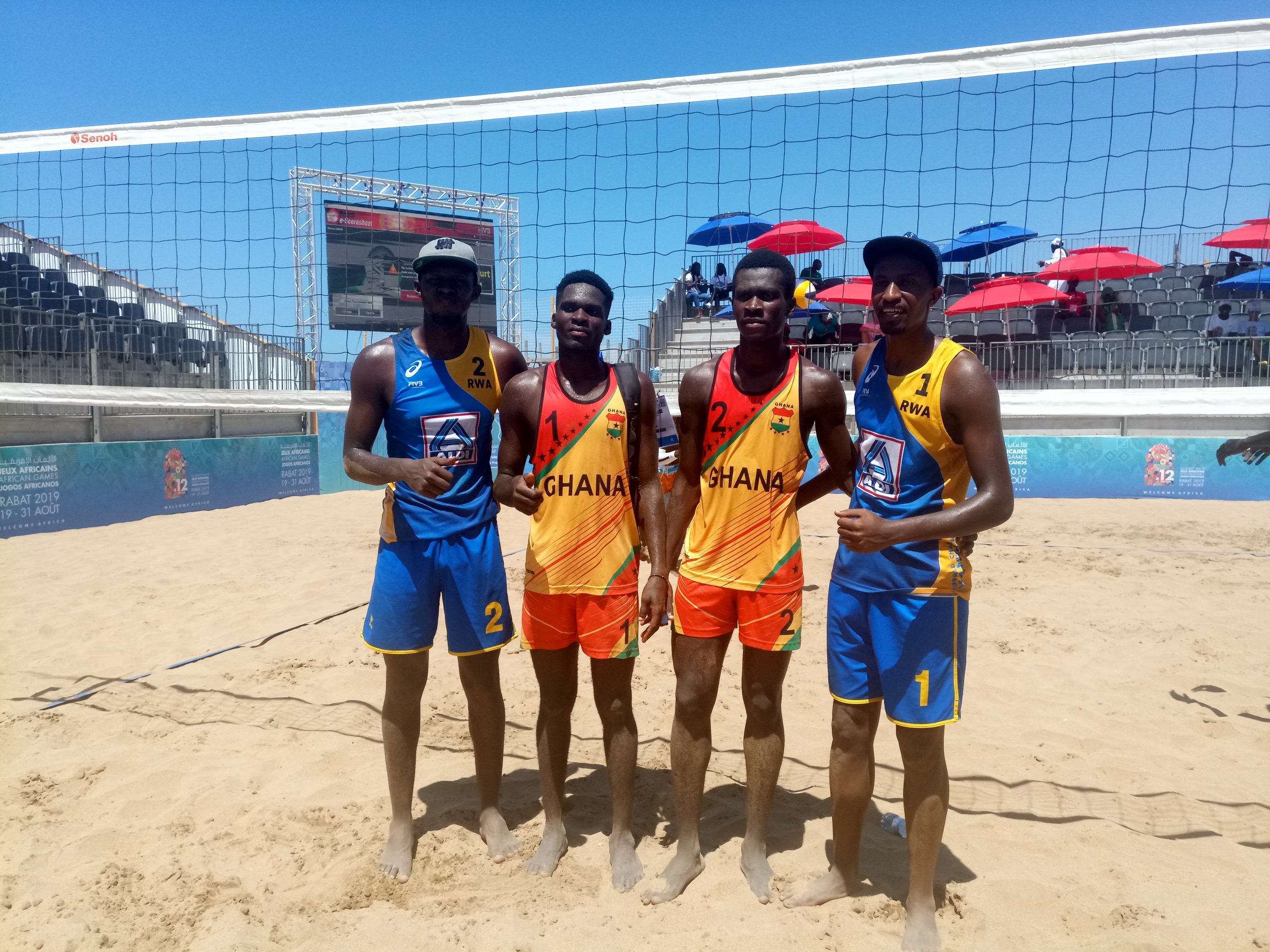 2019 African Games Day 2 Ghana loses to Rwanda in mens beach volley quarters