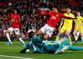 Mason Greenwood (number 26) is the first player born in the 2000s to score a senior goal for Manchester United (Image credit: Reuters)