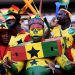 Ghana's supporters cheer prior the 2013 Africa Cup of Nations football match between Ghana and Mali at Nelson Mandela Bay Stadium in Port Elizabeth. (Stephane De Sakutin/Getty Images)
