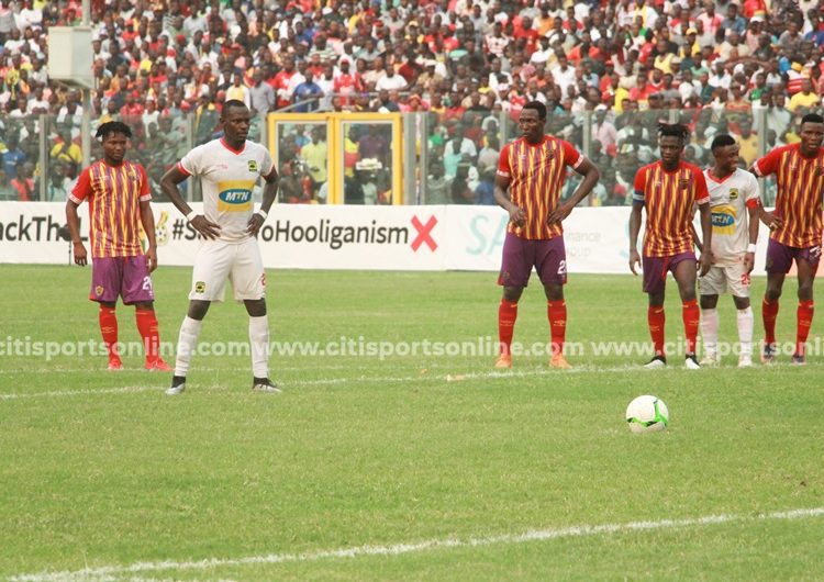 Naby Keita steps up to take the crucial late penalty for Kotoko.

Hearts of Oak vs Asante Kotoko - 26-01-20