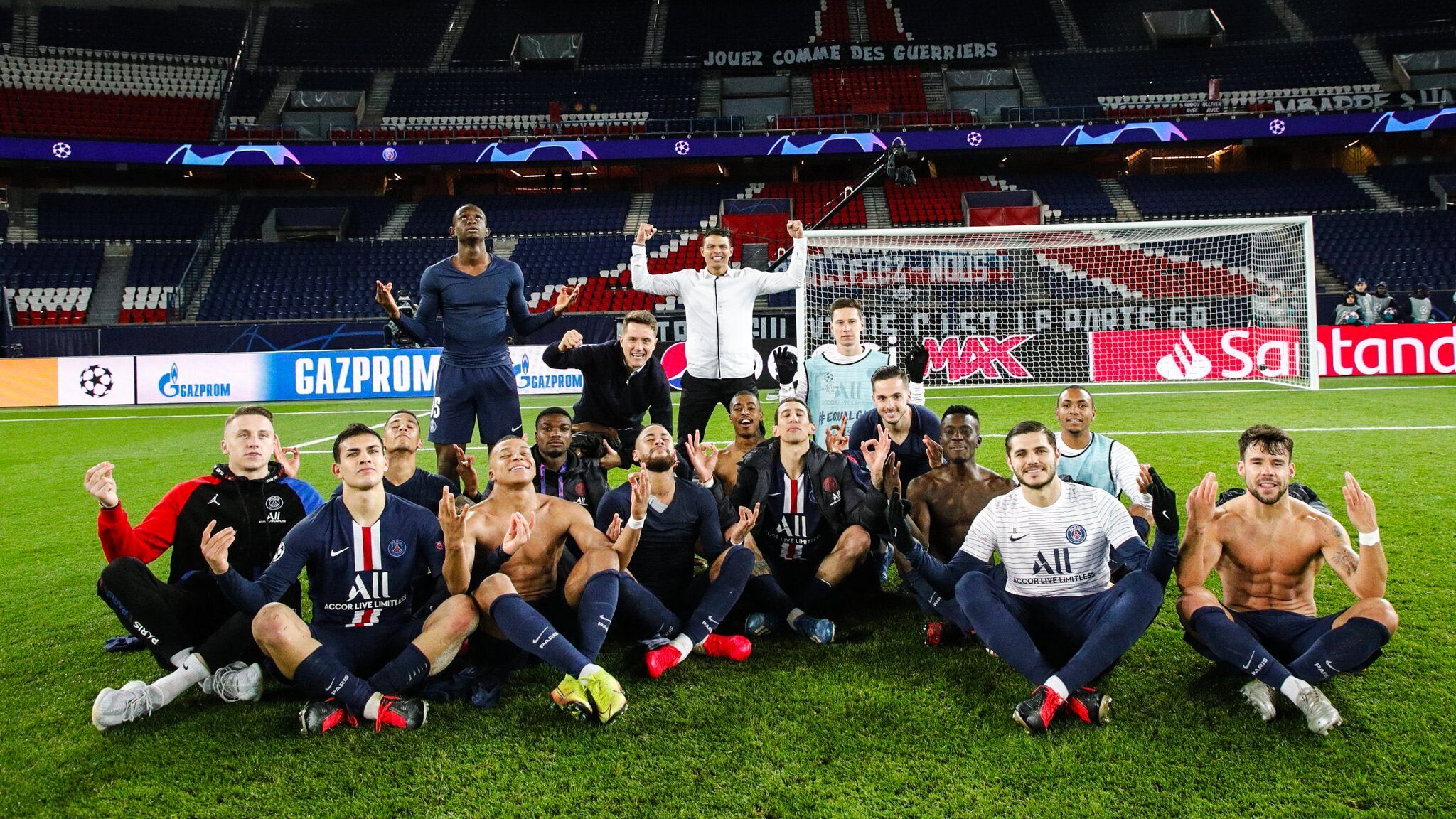 PSG players troll Erling Haaland with signature pose after knocking