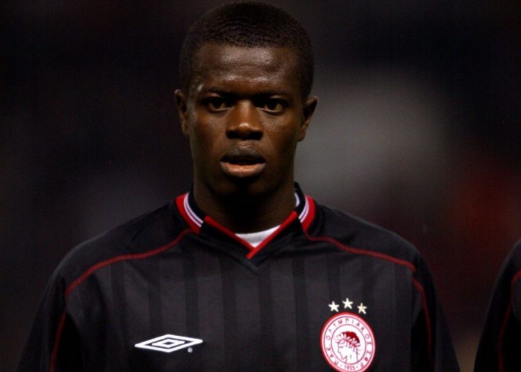Peter Oforiquaye, Olympiakos  (Photo by Mike Egerton/EMPICS via Getty Images)