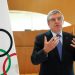 FILE PHOTO: Thomas Bach, President of the International Olympic Committee (IOC) attends an interview after the decision to postpone the Tokyo 2020 because of the coronavirus disease (COVID-19) outbreak, in Lausanne, Switzerland, March 25, 2020. REUTERS/Denis Balibouse/File Photo