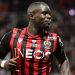 Nice's French defender Malang Sarr celebrates after scoring a goal during the French L1 football match between OGC Nice (OGCN) and Toulouse FC (TFC) at the Allianz Riviera stadium, in Nice, southeastern France, on December 21, 2019. (Photo by YANN COATSALIOU / AFP) (Photo by YANN COATSALIOU/AFP via Getty Images)