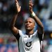 SWANSEA, WALES - AUGUST 25: Andre Ayew of Swansea City applauds the fans at the final whistle during the Sky Bet Championship match between Swansea City and Birmingham City at the Liberty Stadium on August 25, 2019 in Swansea, Wales. (Photo by Athena Pictures/Getty Images)