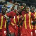 SPT_GCK_290311_International football Wembley, England V Ghana, 
Picture Graham Chadwick
Ghanas Asomoah Gyan scores and celebrates equaliser 1-1