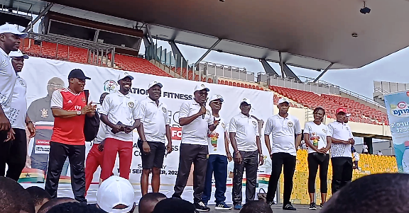 Dr. Ofosu-Asare speaks at maiden National Fitness Day