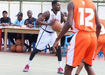 Guard Baniba Dodzie in action for Braves at National Championship. Photo Courtesy: Ghana Basketball