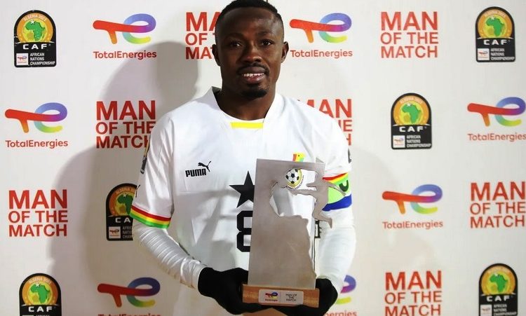 Abagna wins MOTM Award against Sudan Photo Courtesy: CAF