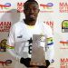Abagna wins MOTM Award against Sudan Photo Courtesy: CAF