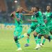 Comoros celebrate goal against Ghana