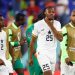 Soccer Football - FIFA World Cup Qatar 2022 - Group H - Portugal v Ghana - Stadium 974, Doha, Qatar - November 24, 2022  Ghana's Antoine Semenyo and Tariq Lamptey look dejected after the match REUTERS/Hannah Mckay