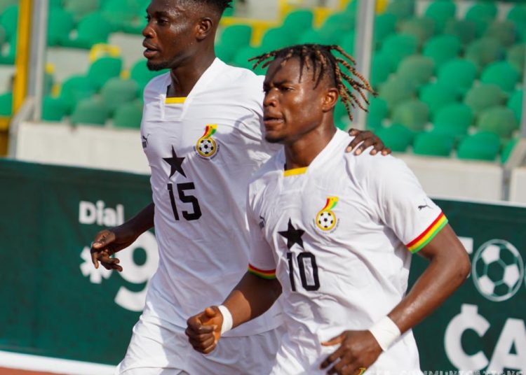 Fatawu Issahaku (10) scored the Meteors winner against Algeria during AFCON qualifiers