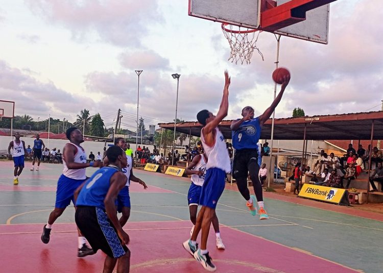 2023 Accra Basketball League Men's Division II game between Tudu Magic and BSA (Blue and White)