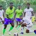 Becehm United v Dreams FC (white) in 2022-2023 betPAWA Ghana League  season game