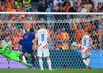 Andrej Kramaric equalised for Croatia from the penalty spot with his 24th international goal (Image credit: Getty Images)