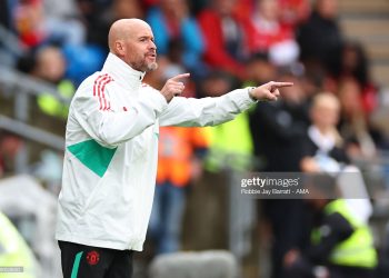Erik Ten Hag the manager / head coach of Manchester United (Photo by Robbie Jay Barratt - AMA/Getty Images)