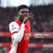 Thomas Partey of Arsenal (Photo by Catherine Ivill/Getty Images)