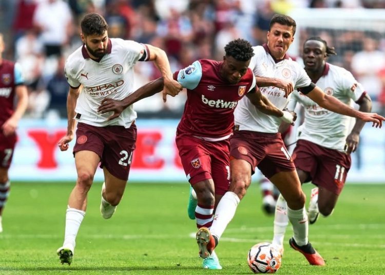 Kudus in action for West Ham Photo Credit: Getty Images