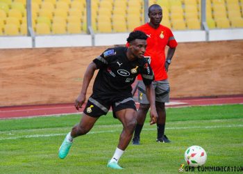 Ghana midfielder Kudus Mohammed trains ahead of Ghana-CAR clash