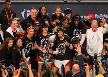 The Las Vegas Aces are the first franchise to win back-to-back WNBA Finals since the Los Angeles Sparks in 2001 and 2002