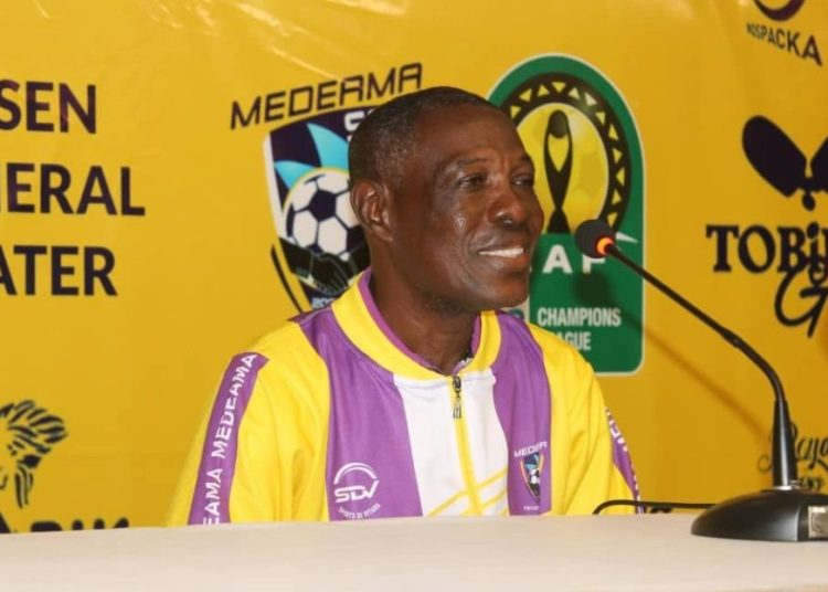 Medeama SC head coach Evans Adotey