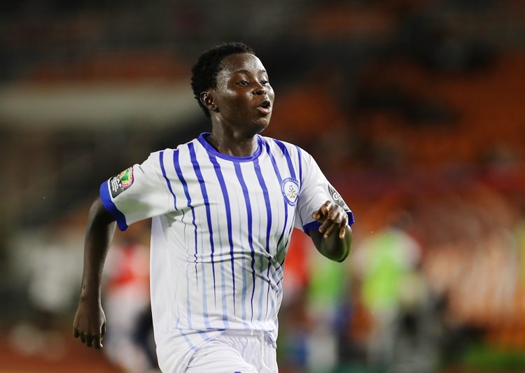Woman of the Match Award winner Comfort Yeboah Photo Courtesy: CAF