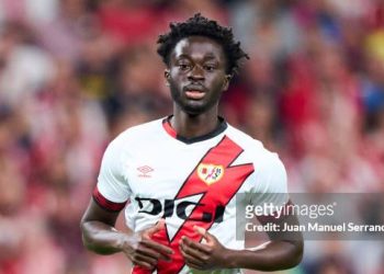 Abdul Mumin of Rayo Vallecano (Photo by Juan Manuel Serrano Arce/Getty Images)