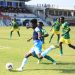 Nations FC in action against Aduana Stars (Green) in Ghana Premier League Photo Courtesy: Nations FC