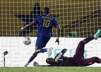 Monteiro scores goal for Cape Verde against Ghana Photo Courtesy: Getty Images
