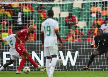 Nsue scores against Cote D'Ivoire Photo Courtesy: Getty Images