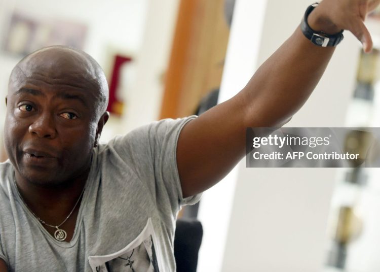Ghanaian football legend Abedi Ayew.  AFP PHOTO / PIUS UTOMI EKPEI        (Photo credit: PIUS UTOMI EKPEI/AFP via Getty Images)