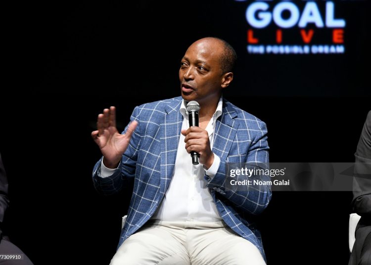 CAF President Patrice Motsepe (Photo by Noam Galai/Getty Images for Global Citizen)
