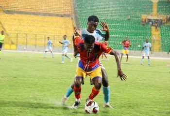 Shot from Hearts of Oak league game against Kpando Heart of Lions