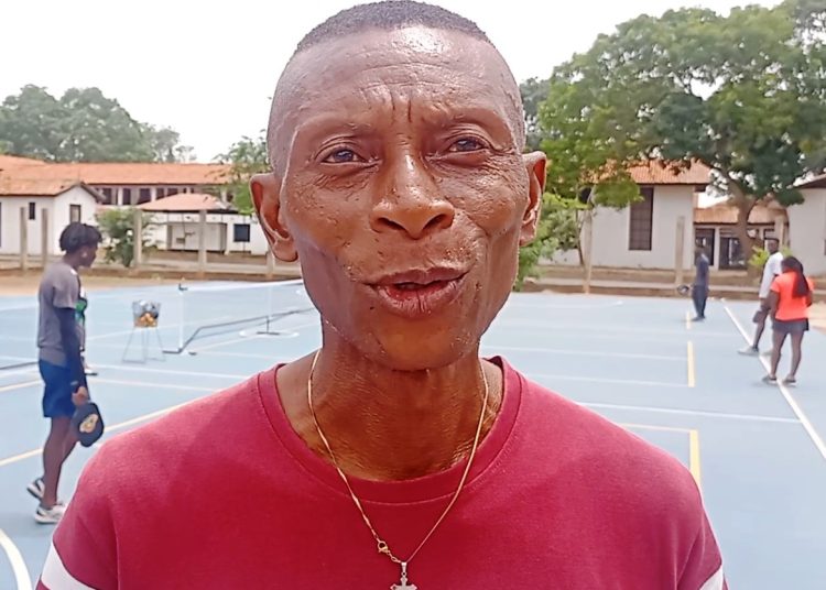 Ghana Pickleball Association Technical Director Michael Justice Apea