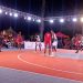Kenya (red) v Botswana at 13th African Games 3x3 Basketball competition