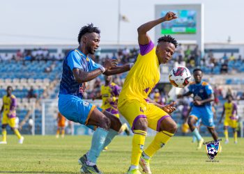 Medeama in action against Nations FC