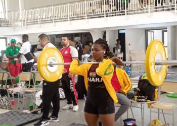 Winnifred Ntumi won three medals in weightlifting at 13th African Games
