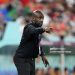 Otto Addo, Head Coach of Ghana, gives their team instructions during the FIFA World Cup Qatar 2022 Group H match between Portugal and Ghana at Stadium 974 on November 24, 2022 in Doha, Qatar. (Photo by Matthias Hangst/Getty Images)