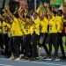 Volunteers at the Closing Ceremony of the 13th African Games