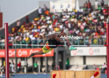 Yamoah in action at 13th African Games