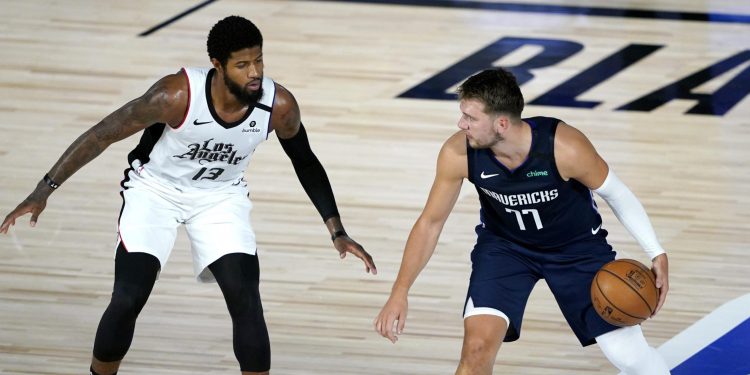 Paul George defends Luka Doncic Photo Courtesy: Bleacher Report