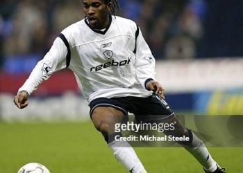 Jay Jay Okocha of Bolton Wanderers (Photo by Michael Steele/Getty Images)