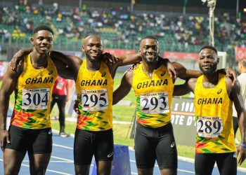 Ghana's Men's Relay Team at 2023 Africa Games Photo Courtesy: Ghana Athletics