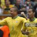Brazilian forward Ronaldo (L) celebrates with Brazilian midfielder Ronaldinho (R) after scoring his team's first goal during the round of 16 World Cup football match between Brazil and Ghana  VANDERLEI ALMEIDA/AFP via Getty Images)