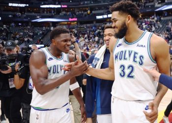 Anthony Edwards-Karl-Anthony Towns Photo Courtesy: Getty Images